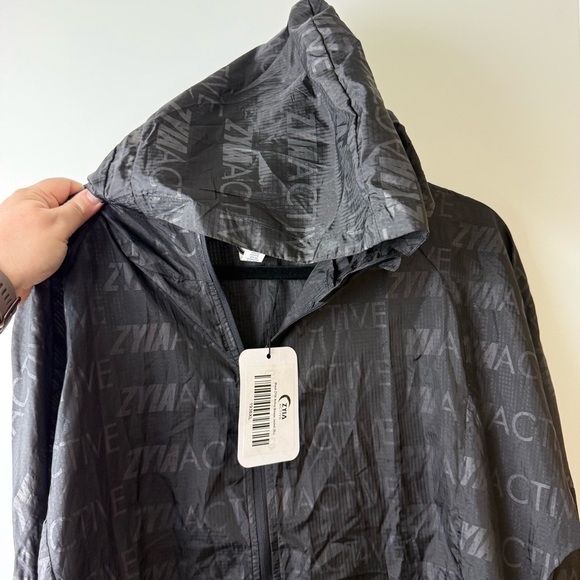 Zyia Active Breeze Jacket Women’s XL Black NWT New with Tags windbreaker - Picture 7 of 12